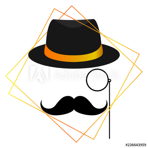 500x500 London Gentleman With Hat And Monocle Secret Agent Businessman
