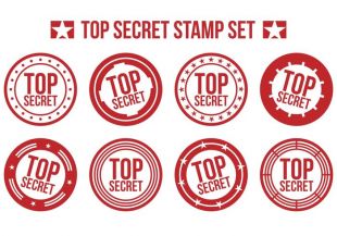 310x217 Top Secret Stamp Vector Set Free Vectors Ui Download
