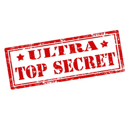450x450 Grunge Rubber Stamp With Text Ultra Top Secret,vector Illustration