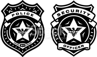 341x199 Police And Security Badges Stock Vectors