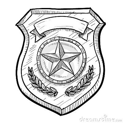 400x400 Police Badge Clipart Black And White Vector Png Files, Free Clip
