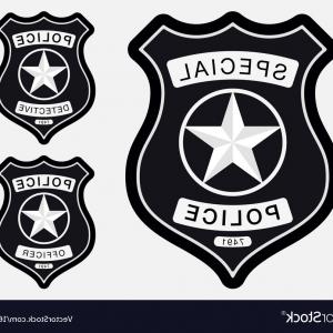 300x300 Royalty Free Stock Images Police Security Badge Sketch Image