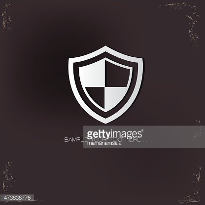416x415 Security Badge Design On Grunge Black Background,vector Premium