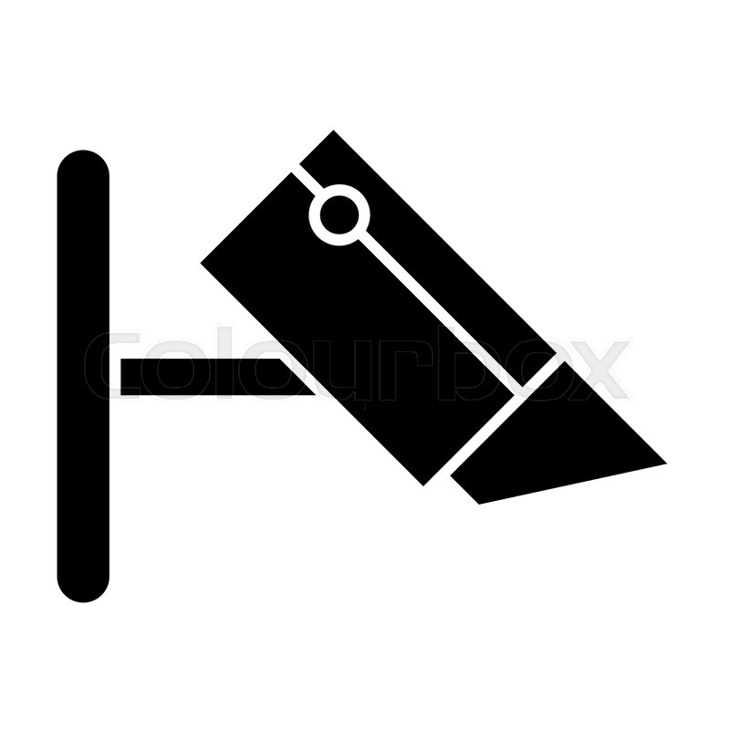 800x800 Cctv Camera Solid Icon Security Stock Vector Colourbox