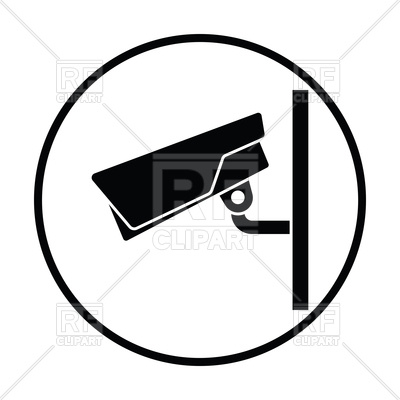 400x400 Security Camera Icon Vector Image Of Signs, Symbols, Maps Angelp