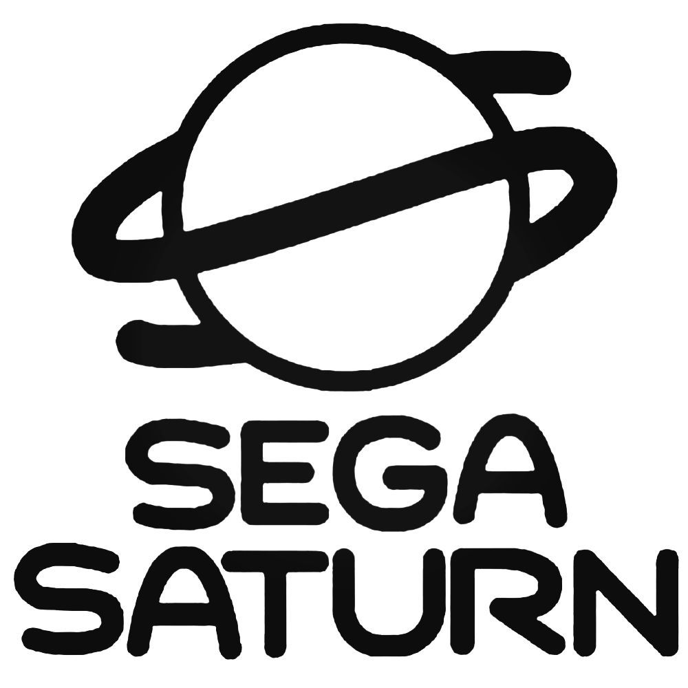 1000x1000 Sega Saturn Logo Decal Sticker Ballzbeatz Com Logan's Arcade