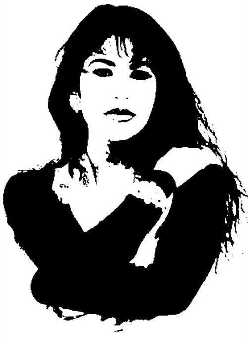 Media Justice League Download Selena Stencil Selena 500x684 Media Justice League Download Selena Stencil Selena