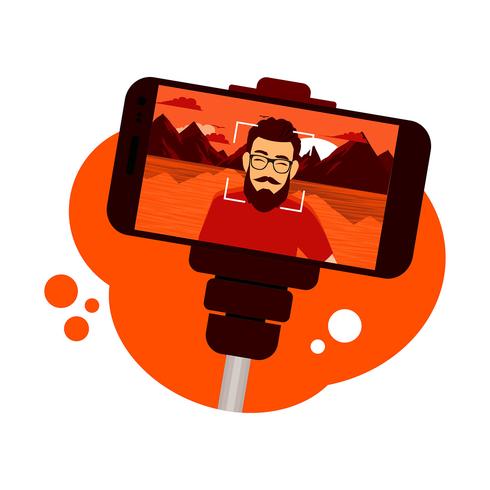 Selfie Stick Vector 490x490 Selfie Stick Vector