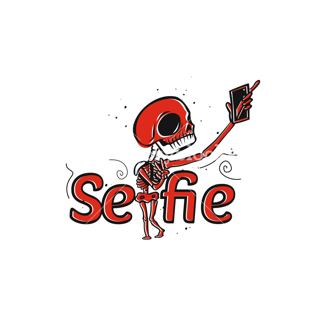 Skeleton Hipster Taking Selfie Photo Smart Phone Vector 1000x1000 Skeleton Hipster Taking Selfie Photo Smart Phone Vector