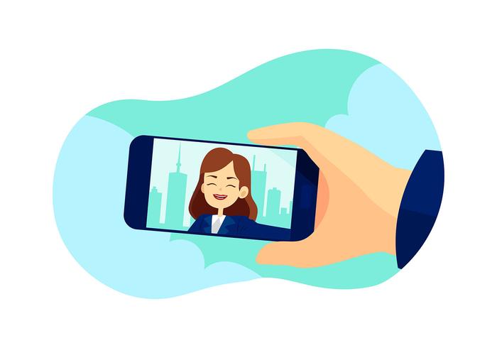 700x490 Selfie Vector