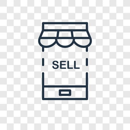 450x450 Sell Vector Icon Isolated On Transparent Background, Sell Logo
