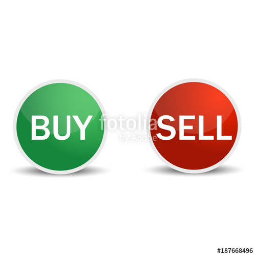 500x500 Buy And Sell Icons Vector Illustration Stock Image And Royalty
