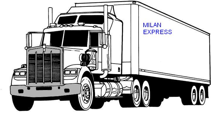 Semi Truck Vector