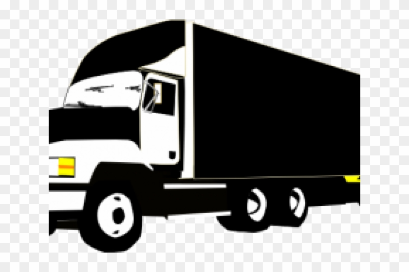 840x560 Vector Clipart Semi Truck