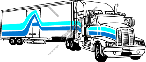 500x214 Semi Clipart And Vectorart Vehicles