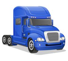 221x200 Semi Truck Free Vector Art