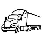 170x170 Semi Truck Clipart Free