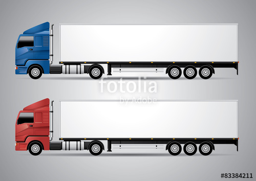 500x354 Semi Trailer Truck