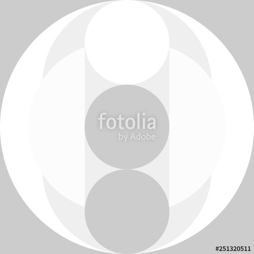 500x500 Circle And Semicircle Abstract Vector Pattern, Geometric