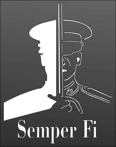 400x504 Semper Fi Dxf For Cnc Router