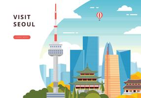 Seoul Skyline Free Vector Art 286x200 Seoul Skyline Free Vector Art