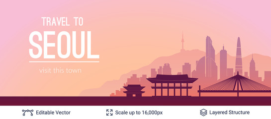 Seoul Skyline Vector Photos, Royalty Free Images, Graphics 545x240 Seoul Skyline Vector Photos, Royalty Free Images, Graphics