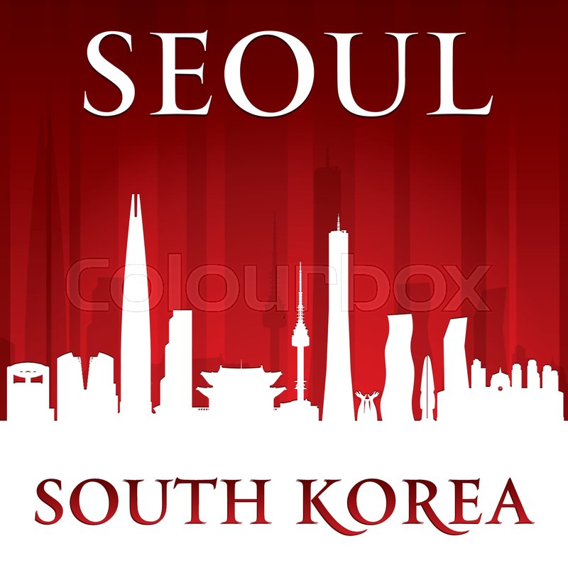 Seoul South Korea City Skyline Stock Vector Colourbox 800x800 Seoul South Korea City Skyline Stock Vector Colourbox
