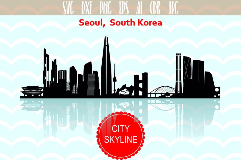 Seoul Vector Skiline Seoul South Korea Vector Skyline Etsy 794x528 Seoul Vector Skiline Seoul South Korea Vector Skyline Etsy