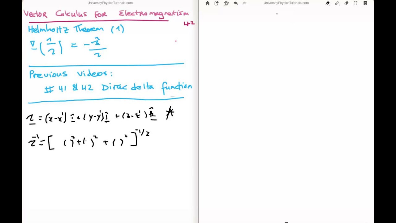 Lecture Gradient Of One Over The Separation Vector 1280x720 Lecture Gradient Of One Over The Separation Vector