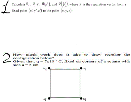 Solved Calculate And Where Is The Separation Vector Fro 420x328 Solved Calculate And Where Is The Separation Vector Fro