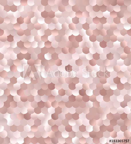457x500 Rose Gold Sequin Scales Seamless Vector Pattern Pastel Pink
