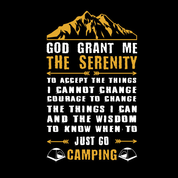 626x626 God Grant Me The Serenity Vector Premium Download