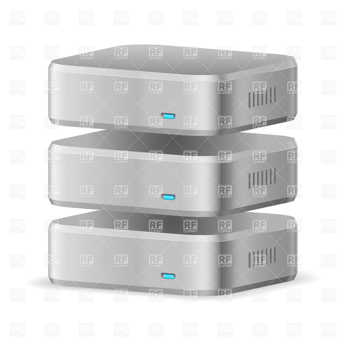 1200x1200 Set Of Servers Of Database Icon Vector Image Of Icons And Emblems