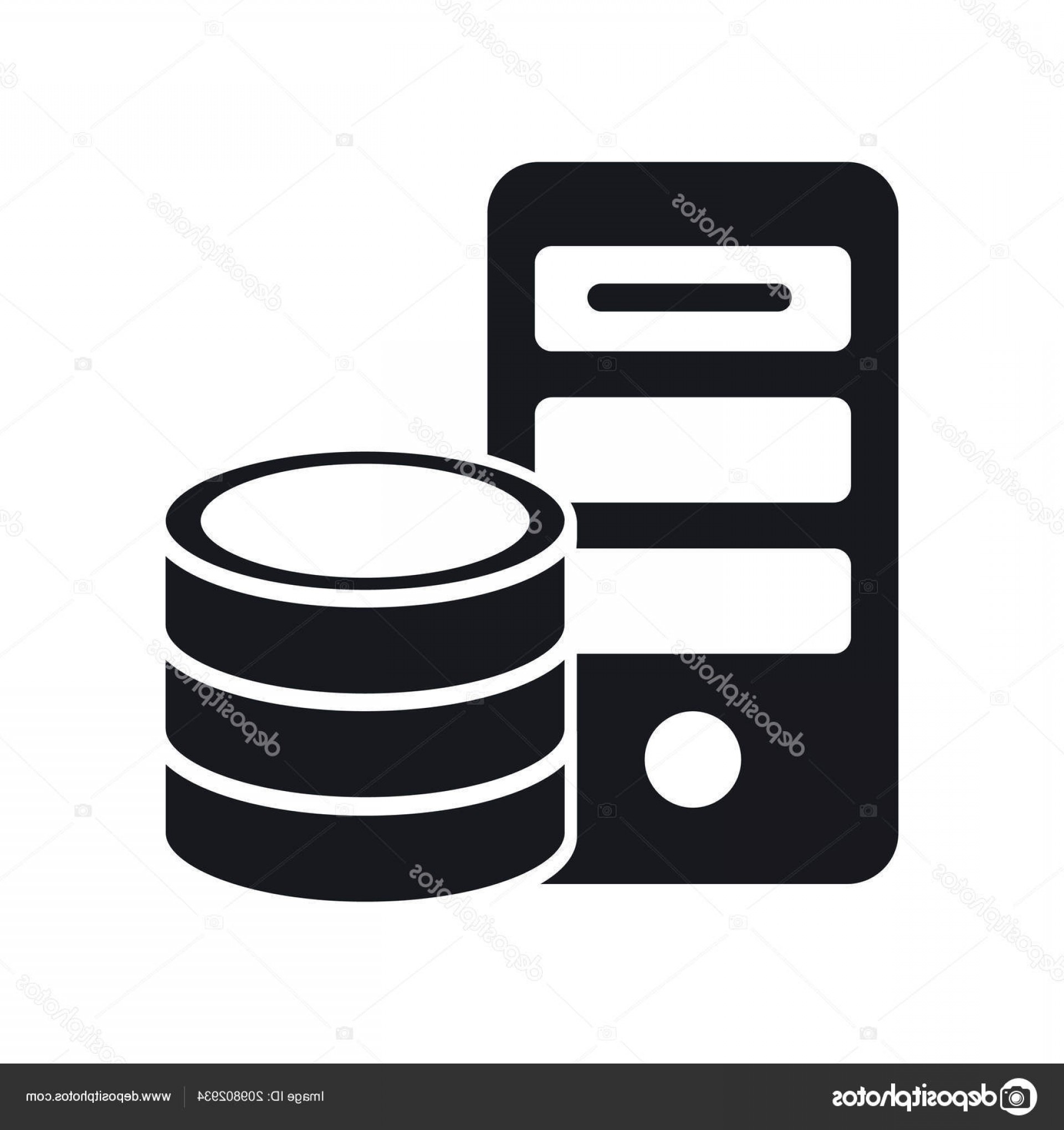 1920x2040 Stock Illustration Server Icon Vector Isolated White Newwaysys
