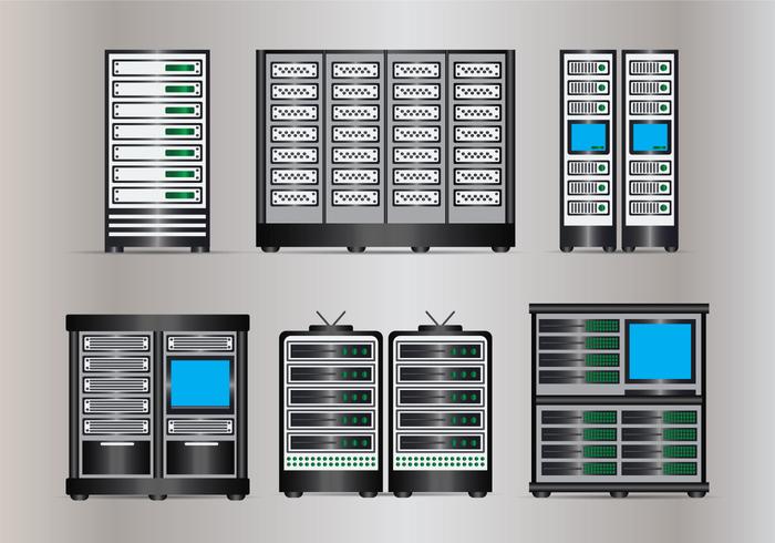 700x490 Server Rack Vector Stock Images