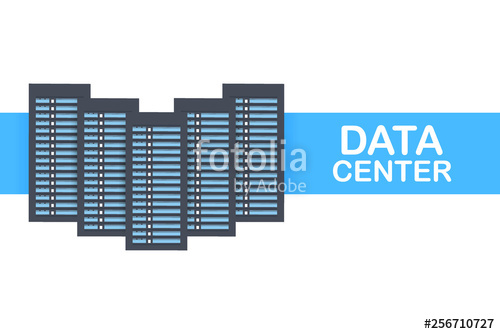 500x334 Data Center Mainframe Service Concept Banner, Server Rack Server