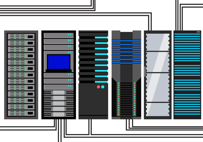 700x490 Free Server Rack Vector