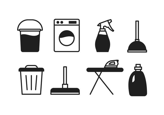 700x490 Cleaning Service Icons