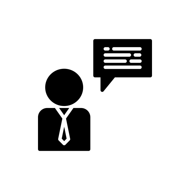 640x640 Customer Service Icon Vector Illustration In Glyph Style For Any