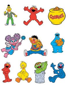 Sesame Street Characters Vector at Vectorified.com | Collection of ...