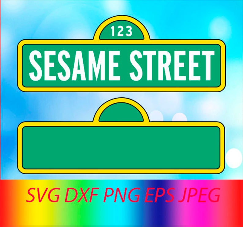 Sesame Street Vector Layered Silhouette Cameo Etsy 794x741 Sesame Street Vector Layered Silhouette Cameo Etsy