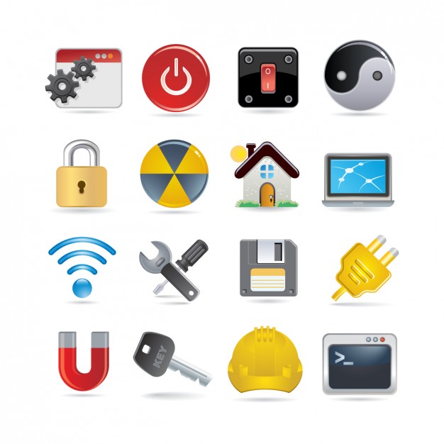 626x626 Setting Icon Set Vector Free Download