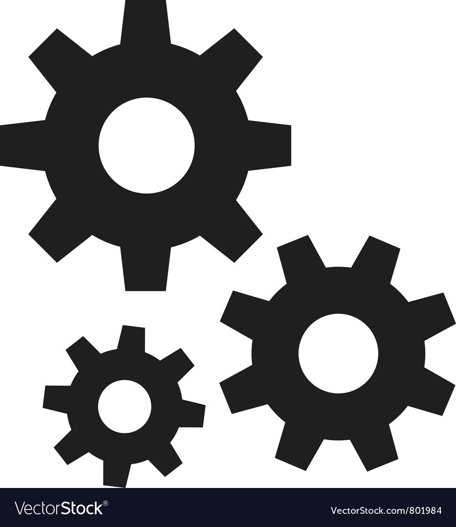 933x1080 Settings Icon Vector