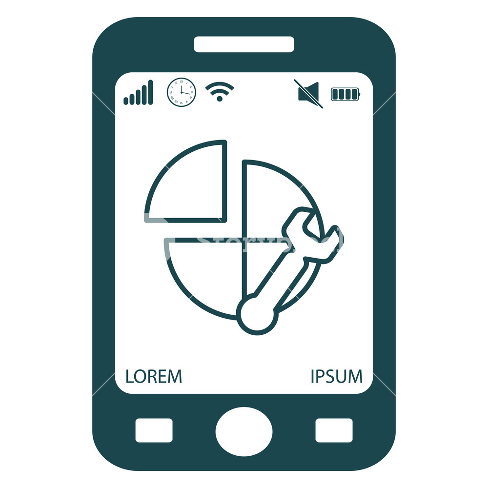 1000x1000 Settings Icon Vector Illustration Royalty Free Stock Image