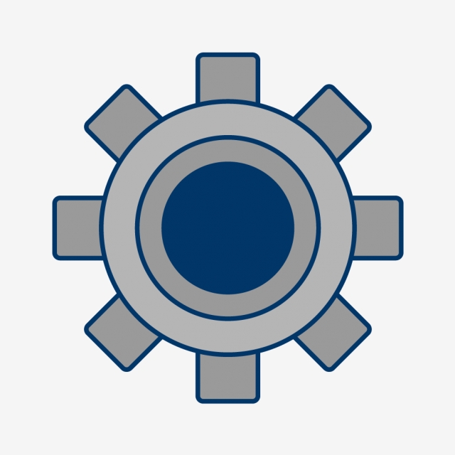 640x640 Vector Settings Icon, Cog Wheel Icon, Setting Icon, Configure Icon