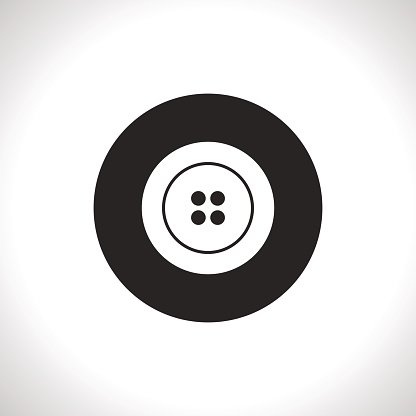 416x416 Sewing Button Vector Icon Premium Clipart