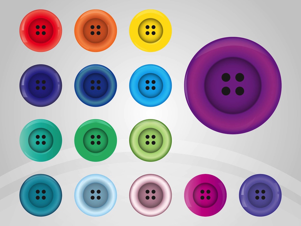 1024x769 Sewing Buttons Vector Art Graphics