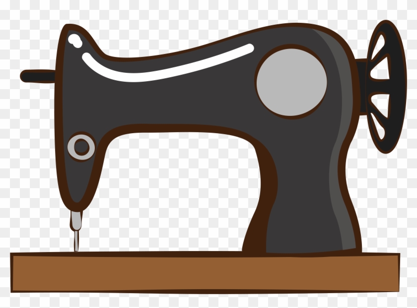 840x622 Sewing Machine Retro Clothes Cartoon Png And Vector, Transparent