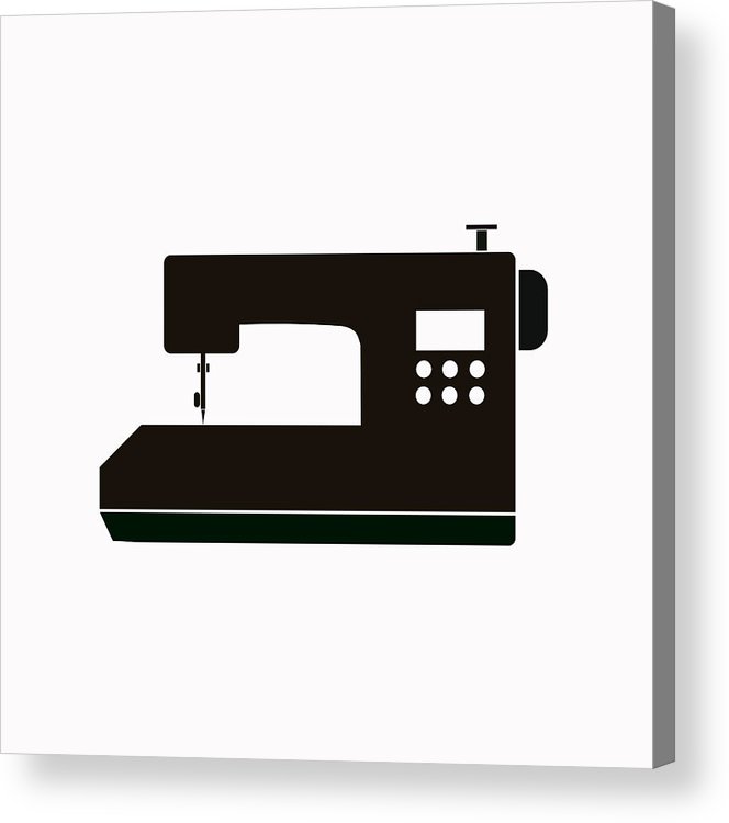 664x750 Sewing Machine Vector Icon Acrylic Print
