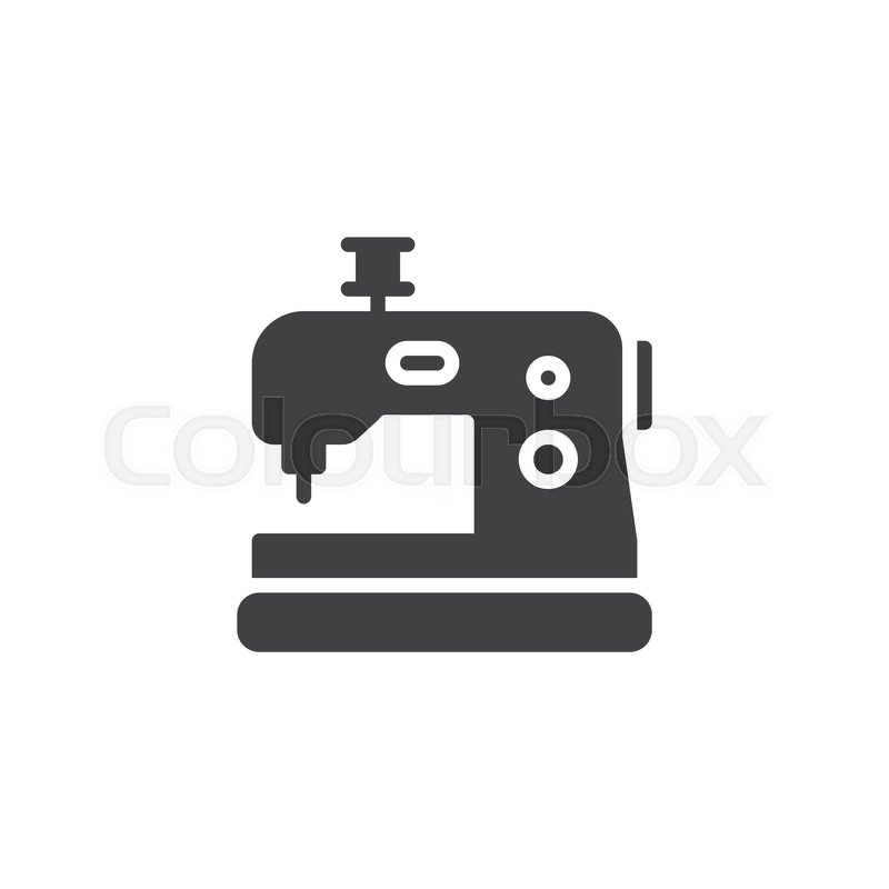 800x800 Electric Sewing Machine Vector Icon Stock Vector Colourbox